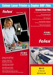 Folex  Fólie Folex - folie BG 72 pro barevné laserové tiskárny / 50 ks