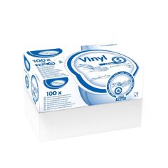 Ochranné rukavice vinylové - nepudrované / velikost S / 100 ks