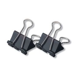 Klipy kovové černé - 51 mm