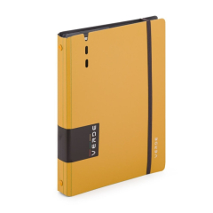 Karton P+P  Kroužkový záznamník VERDE Karis A5 - 90 l / hořčicová