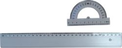 Pravítko 30 cm - transparentní