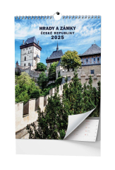 Kalendář nástěnný Hrady a zámky ČR / BNS1