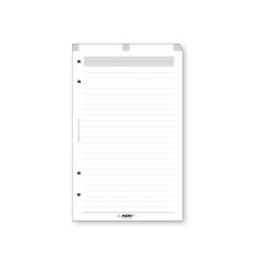 ADK  Náhradní vložky do diářů ADK - A6 / poznámkové listy / 25 listů