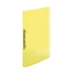 Karton P+P  Desky A4 kroužkové průsvitné - 2 - kroužek / žlutá