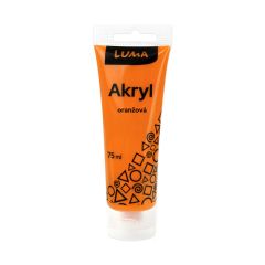 Luma  Akrylová barva LUMA - 75 ml / oranžová