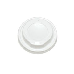 Víčka na papírové kelímky Coffee - na 200 / 300 ml / 100 ks bílé