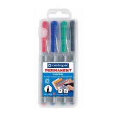 centropen  Popisovač Centropen Permanent 2836 B / sada 4 ks