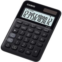 Kalkulačka Casio MS 20 UC displej 12 míst - černá