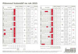 Helma 365  Kalendář plánovací - Plánovací karta A5