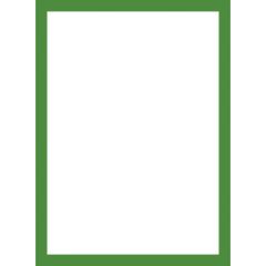 Magnetický informační rámeček LEAN - A4 / 230 x 317 mm / zelená / 10 ks