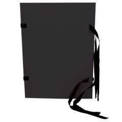 Spisové desky s tkanicí prešpánové - černá