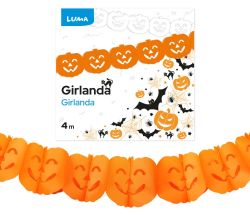 Girlanda papírová - 4 m / dýně