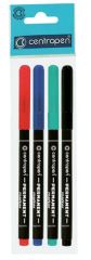 Popisovač Centropen 2536 permanentní / sada 4 ks