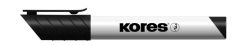 Popisovač Kores K-Marker Whiteboard - černá / kulatý hrot