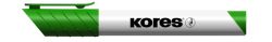 Popisovač Kores K-Marker Whiteboard - zelená / kulatý hrot