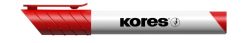 Popisovač Kores K-Marker Whiteboard - červená / kulatý hrot
