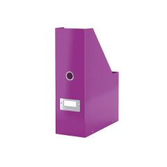Stojan na časopisy Click & Store - fialová