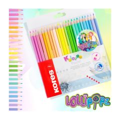 Kores  Pastelky trojhranné Kores PASTEL LOLLIPOPZ - 24 barev