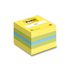 Samolepicí bločky Post-it minikostky - citronová / 400 lístků