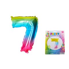 wiky  Balónek nafukovací č.7 / duhový