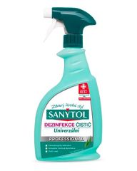 SANYTOL  Sanytol univerzální čistič Professional - 750 ml s rozprašovačem / eukalyptus