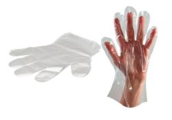 Jednorázové mikrotenové rukavice 100 ks