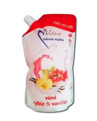 Tekuté mýdlo Miléne rybíz a vanilka - náplň / 500 ml