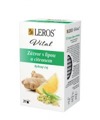 Čaj Leros - bylinky & zázvor s lípou