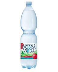 Dobrá voda  Dobrá voda minerální voda s příchutí - jahoda / neperlivá / 1,5 l