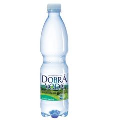 Dobrá voda bez příchutě jemně perlivá 0,5 l