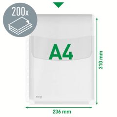 Závěsný obal A4 s rozšířenou kapacitou Esselte - závěsný s chlopní / 5 ks