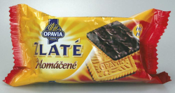 Opavia  Opavia Zlaté Polomáčené sušenky hořké / 100g