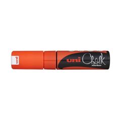 Popisovač křídový UNI Chalk Marker PWE-8K / fluo oranžová
