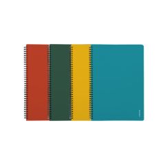Karton P+P  Blok kroužkový VERDE - A5 / linka / mix barev