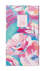 Diář LAMINO - týdenní kapesní / růžová