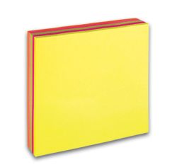 Samolepicí bločky Concorde kostky neonové - 76 mm x 76 mm / 200 lístků