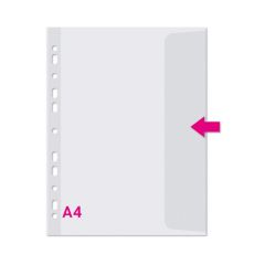 Závěsný obal Copy s kapsou - A4 matný /110 my / 10 ks