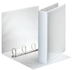 Pořadač Esselte A4 kroužkový prezentační 4 - kroužek 6,2 cm / bílá