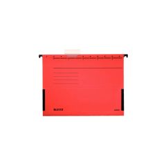 Leitz  Závěsné desky Leitz Alpha s bočnicemi - červená
