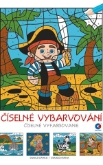 Baloušek  Omalovánky A4 - Číslené vybarvování