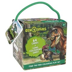 JIRI MODELS  Pexeso na cesty s omalovánkami - Dinosauři