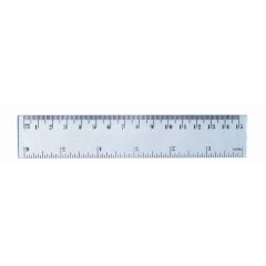 Pravítko 15 cm - transparentní