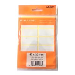 Samolepicí etikety v sáčku - 42 x 20 mm / 100 etiket