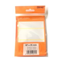 Samolepicí etikety v sáčku - 87 x 35 mm / 30 etiket