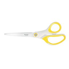WOW Leitz  Nůžky Leitz WOW kancelářské titanové 20,5 cm / bílo-žlutá