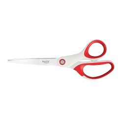 Nůžky Leitz WOW kancelářské titanové 20,5 cm / bílo-červená