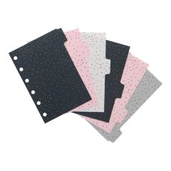 Filofax  Rozřazovač Filofax Confetti - kapesní / 6 záložek