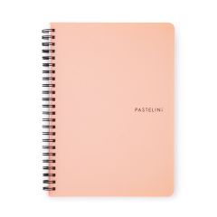 Blok kroužkový PASTELINi - A5 / linka / oranžová