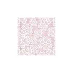 Papírové ubrousky 33x33 / 20ks / 3vr. - krajka růžová