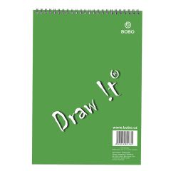 Blok BOBO s horní vazbou - A4 / čtvereček